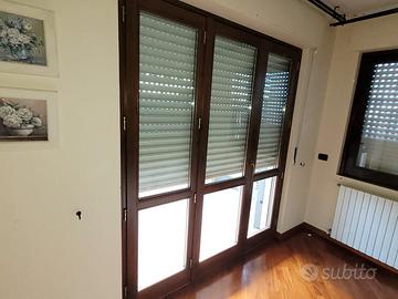 porta finestra artigianale 3ante pino di svezia