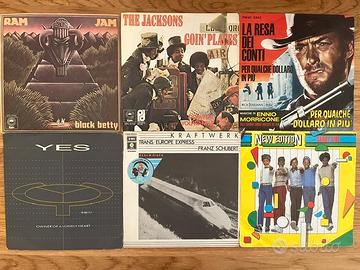 Lotto 45 originali d'epoca Rock Funk Disco Synth