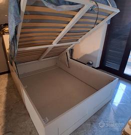 letto contenitore  e armadio 