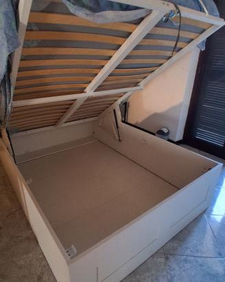 letto contenitore  e armadio 