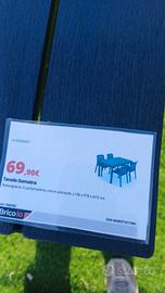 Tavolo da giardino mai usato