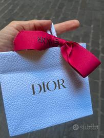 Sacchetto carta shopping bag Dior + nastro