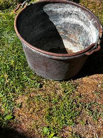 Grandissimo  Paiolo in rame Vintage