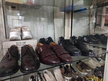 scarpe in blocco usate