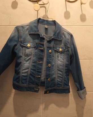 giacca jeans ragazza 