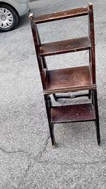 antica sedia che si trasforma