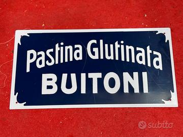 Targa in latta  BUITONI - Insegna pubblicitaria