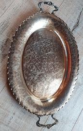 Vassoio Argentato Vintage anni '70