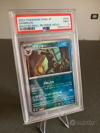 Carta pokemon Umbreon Masterball PSA 9