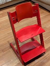 Stokke Tripp Trapp Rossa + Baby Set e Cuscini orig