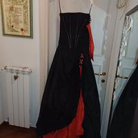 Abito da Sposa Gritti Nero e Rosso