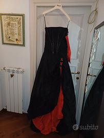 Abito da Sposa Gritti Nero e Rosso