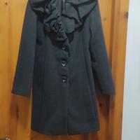 Cappotto grigio scuro da donna XL