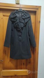 Cappotto grigio scuro da donna XL