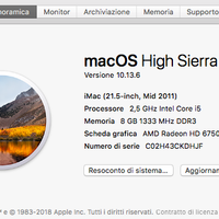 iMac 21.5 mid 2011 - i5