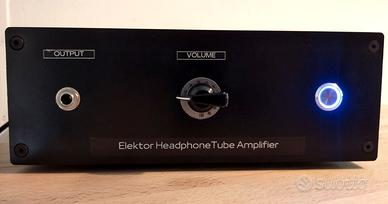 Amplificatore Hifi Valvolare per Cuffia ECC82+Psu