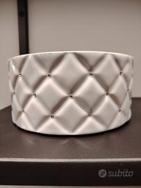 vaso in ceramica e strass