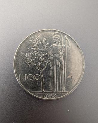 100 lire 1958