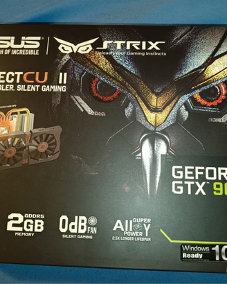 Scheda video : Asus Geforce GTX960 2GB Strix OC Ed