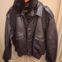 bomber vintage di pelle schott anni 90 taglia xl