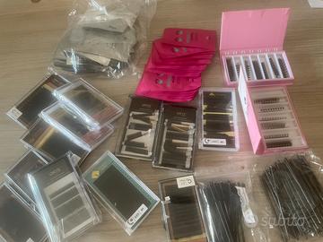 Materiale per extesion ciglia.