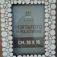 Portafoto cm 10x15 con cornice in legno 