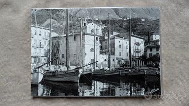 Fotografia d'epoca bianco e nero Malcesine Verona 