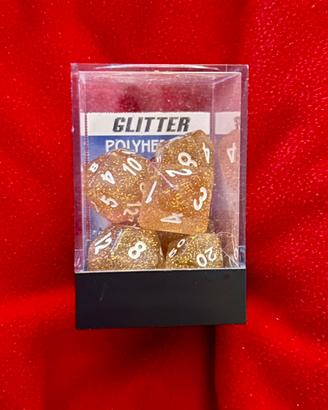 Set 7 Dadi Poliedrici D&D GDR Koplow Games Glitter