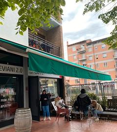 Tenda con bracci estensibili tenda automatica bar