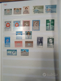 Francobolli Italia 1963, 1964 - Nuovi