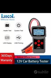 tester per controllo batterie e alternatore 