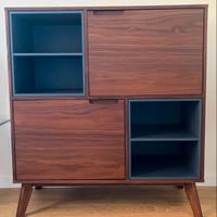 Credenza mobile scandinavo in noce