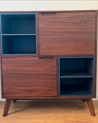 Credenza mobile scandinavo in noce