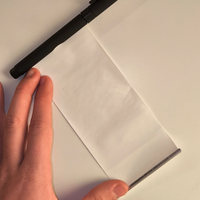 Penna con foglio estraibile