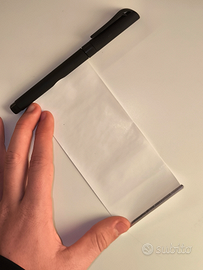 Penna con foglio estraibile