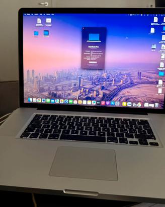 Macbook pro 17 pollici OS Sequoia