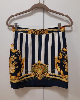 Gonna vintage Renato Nucci Paris in pura seta