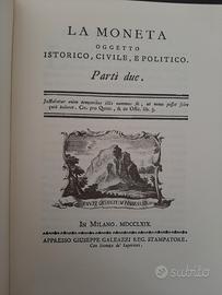 La moneta oggetto istorico civile e politico 