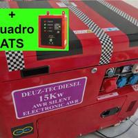 Generatore diesel 15 kw con ats