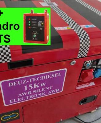 Generatore diesel 15 kw con ats