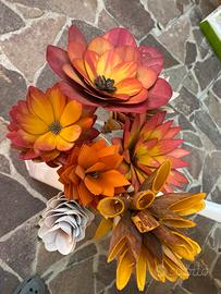 Fiori stelo lungo in legno