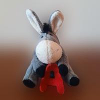 Peluche gioco giocattolo bambini asino A alfabeto