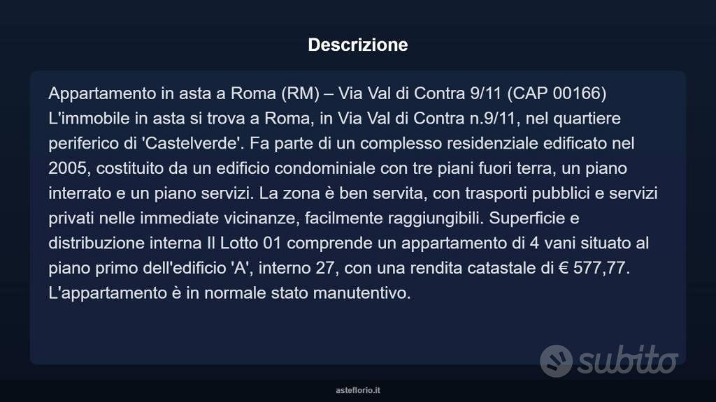 Appartamento – Roma, Lunghezza - Vista 4