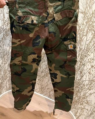 Cargo carhartt mimetico militare