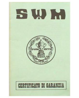 Certificato di garanzia SWM
