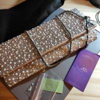 Pochette Twenty Fourhaitch mod. Cristalli e Perle