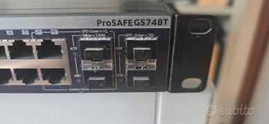 Switch 48 porte Netgear switch PROSAFE GS748T 