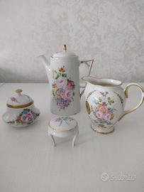 set teiera, zuccheriera, latteria in Limoges 