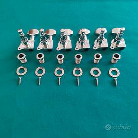 Set di meccaniche cromate per chitarra