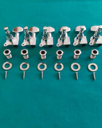 Set di meccaniche cromate per chitarra